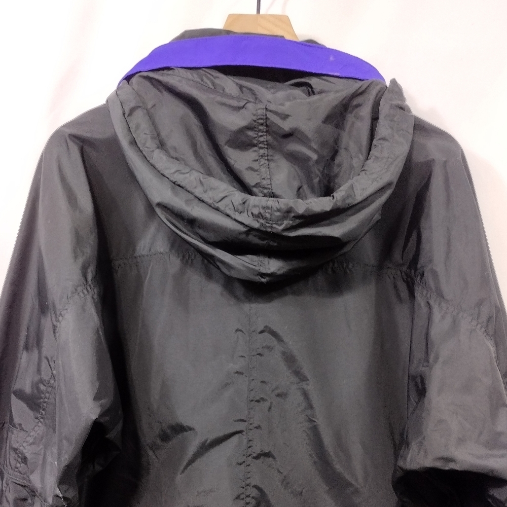 Vintage 90s Columbia Powder Keg Anorak Jacket Mens M Black Outdoor Y2K Retro - Picture 7 of 12